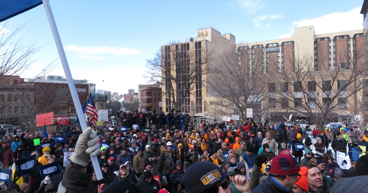 Rally for workers' rights at the Capitol on Saturday, February 28 | AFT ...